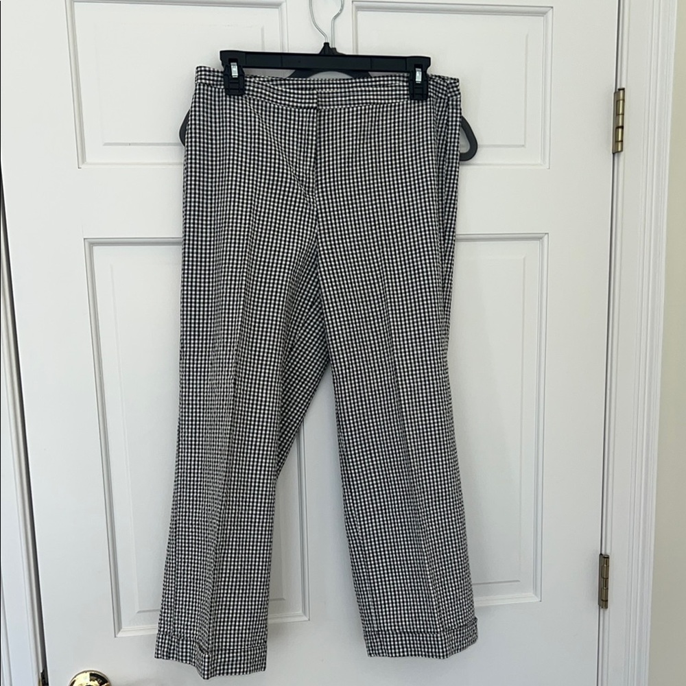 Gingham Capris- 100% Cotton